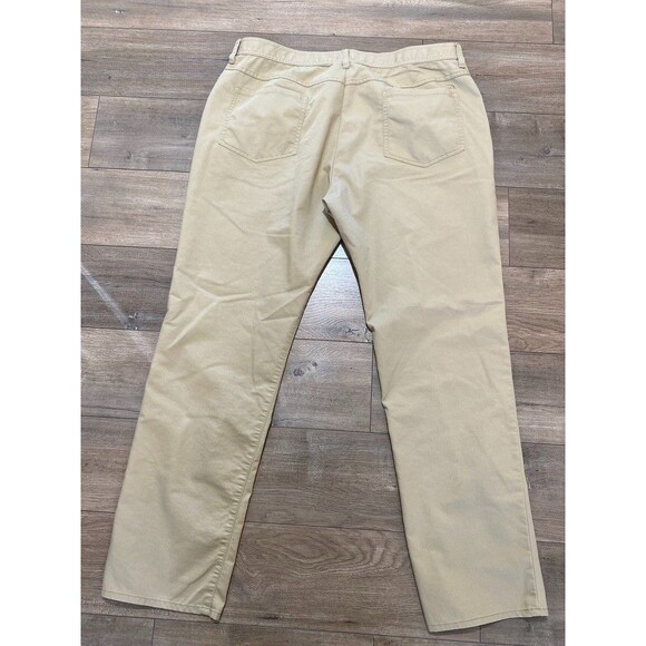 Onward Reserve Chino Pants 38 x 32 Beige Cotton Lightweight Casual Stretch - Picture 8 of 12